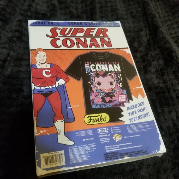 NEW Funko Pop Conan O'Brien t-shirt M DEADSTOCK - Picture 2 of 7